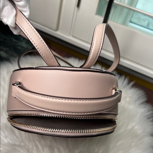 Kate Spade New York Schuyler Mini Backpack Warm Beige NWOT $299 Saffiano PVC - Picture 6 of 17